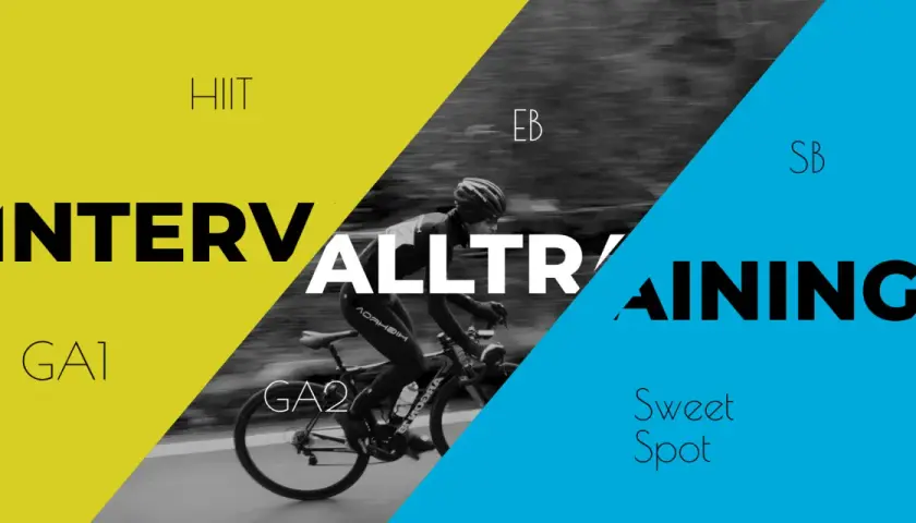 Rennradtraining: HIIT, GA1, GA2, EB, SB und Sweet Spot. Ein Radfahrer in Aktion.