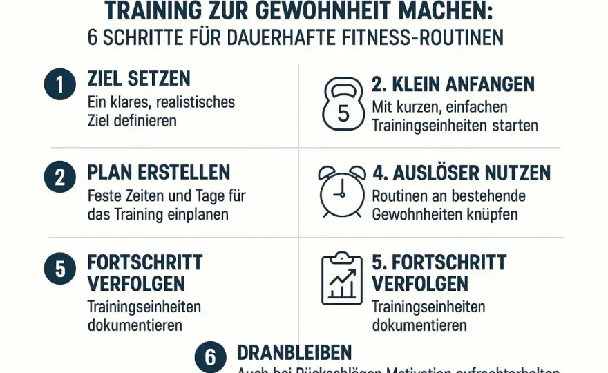 Fitnesstraining mit Plan - so baust du echte Fortschritte auf