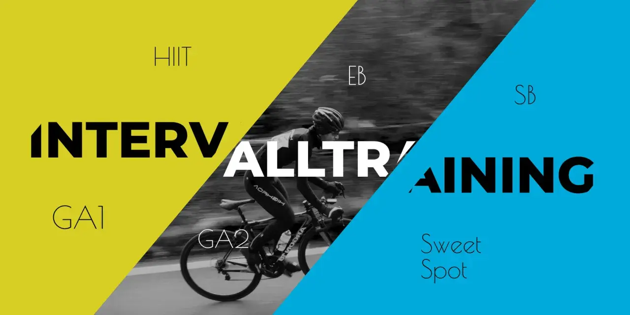 Rennradtraining: HIIT, GA1, GA2, EB, SB und Sweet Spot. Ein Radfahrer in Aktion.